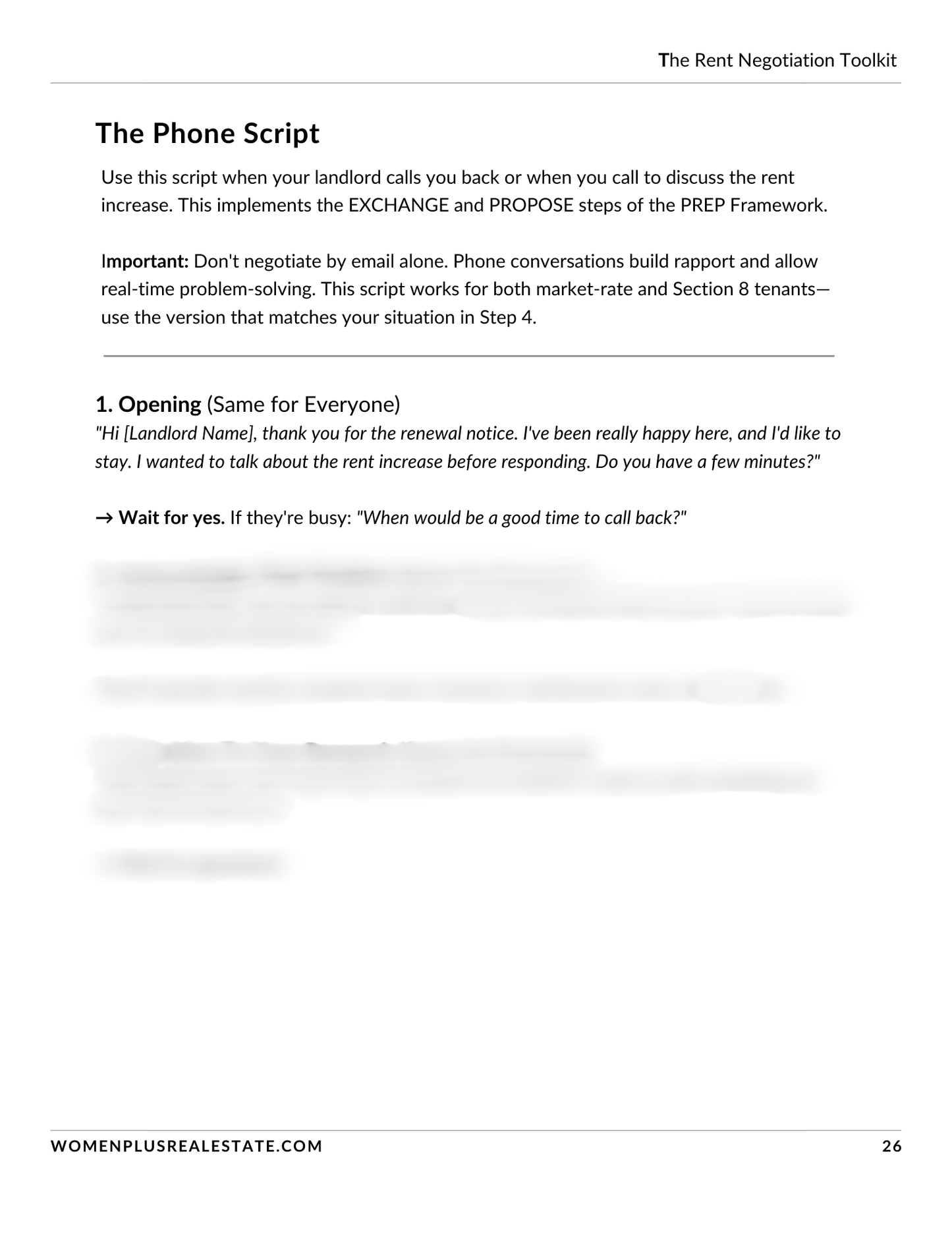The Rent Negotiation Toolkit - Email Templates & Phone Scripts