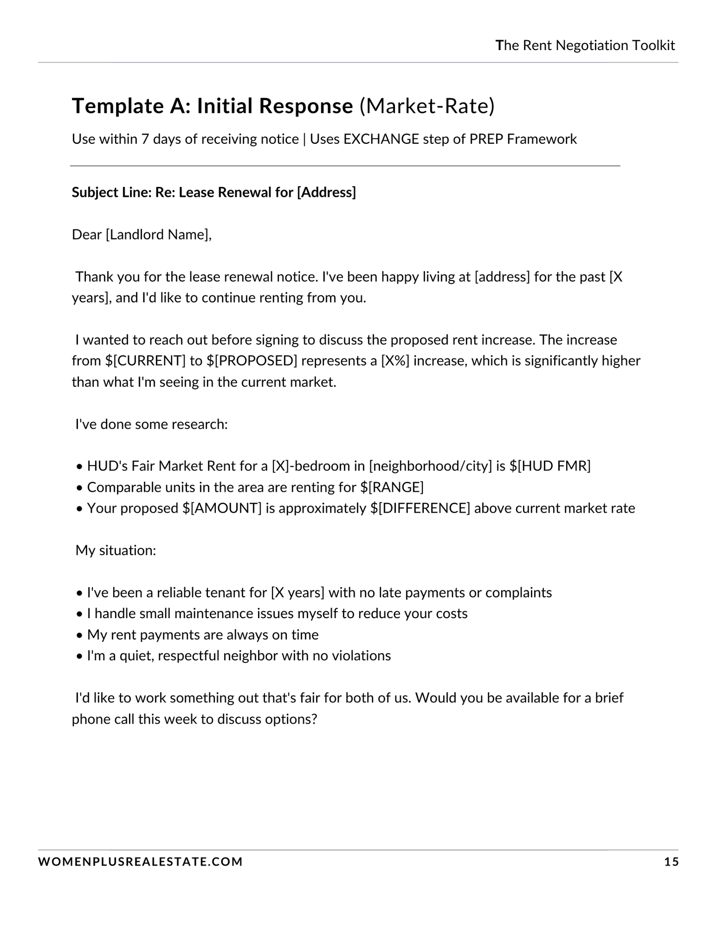 The Rent Negotiation Toolkit - Email Templates & Phone Scripts